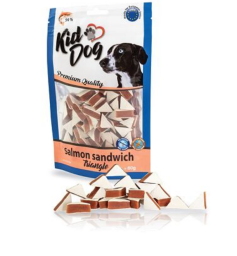 KIDDOG lososové sendvičové trojúhelníčky 80 g